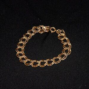 Gold Tone double link Bracelet